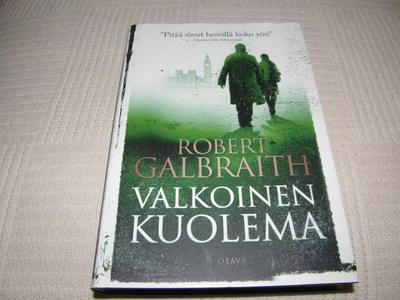 Roberth Galbraith Valkoinen kuolema  -sid