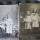 neljä vintage pahvivalokuvaa - 1800/1900 -lukujen vaihde - pikkukuva 1