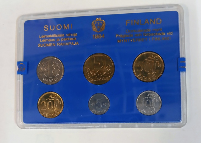 Suomi Finland Moneta rahasarja 1984
