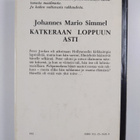 Johannes Mario Simmel : Katkeraan loppuun asti - pikkukuva 2