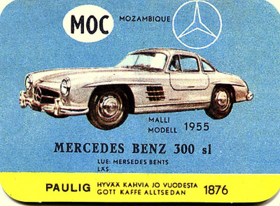 mercedes benz 300 sl, Minimoi nro: 205