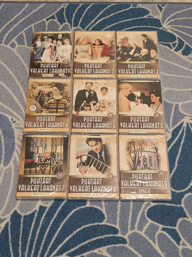 Puhtaat valkeat lakanat Koko Sarja Uusi DVD