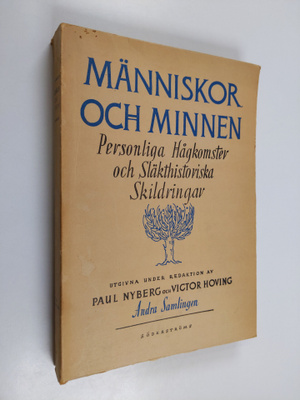 Människör och minnen , Andra Samlingen
