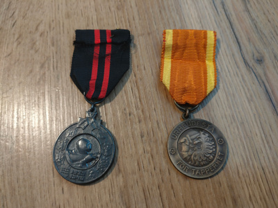 Vapaudenmitali ja Talvisodan muistomitali