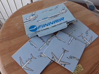 Finnair Hauska lentopeli 1980-luvulta
