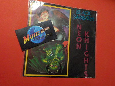 BLACK SABBATH - NEON KNIGHTS EX+/EX+ 7'' SINGLE