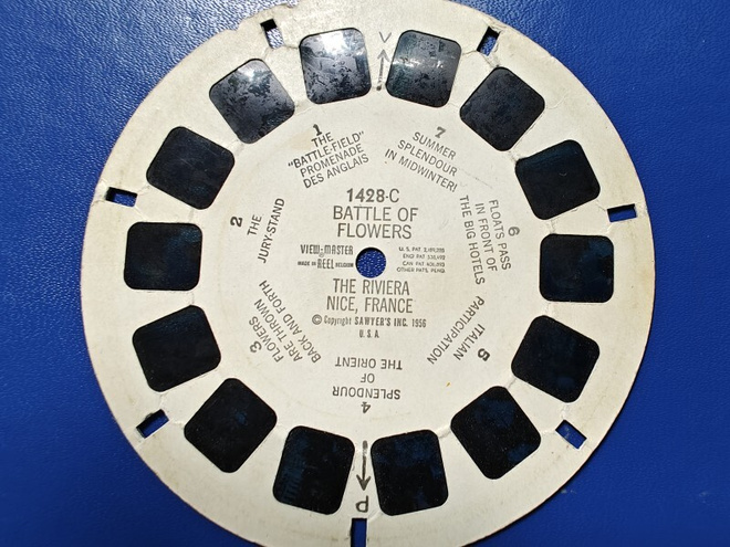 VIEW-MASTER KUVAKIEKKO: 1428-C BATTLE OF FLOWERS