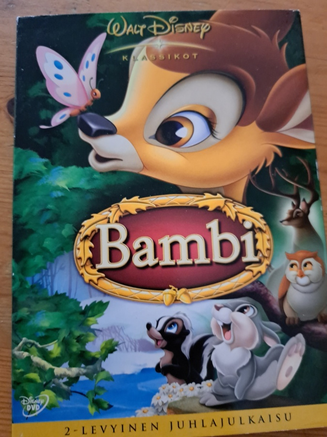 Bambi 2-levyinen juhlajulkaisu DVD uudenveroinen