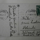 Kirkko, kynttilä, hopeatausta, joulupk, p. 1936 - pikkukuva 2