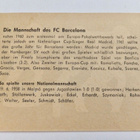 VANHA Heinerle Keräilykuva Jalkapallo FC Barcelona 1950-l - pikkukuva 2