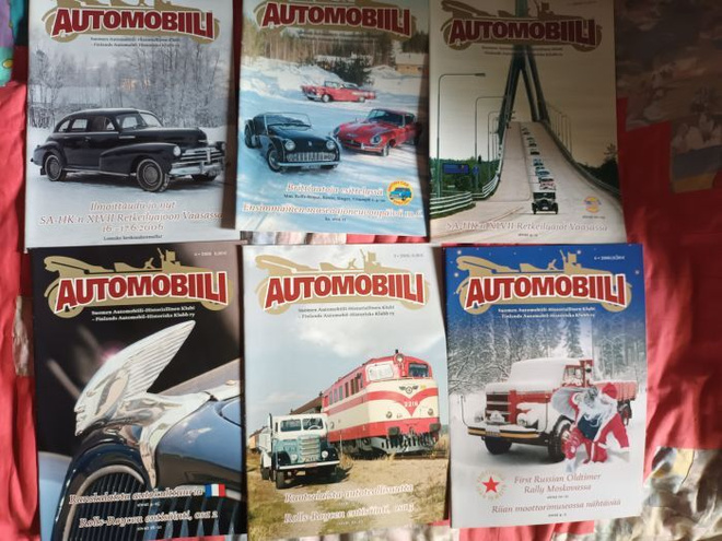 29 kpl , AUTOMOBIILI lehti , 2006, 2007, 2008, 2009 ja 2014