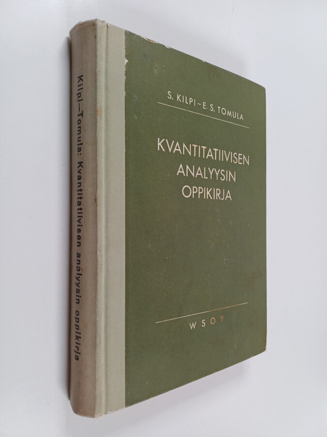 S. Kilpi : Kvantitatiivisen analyysin oppikirja