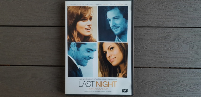 DVD: Last Night (Keira Knightley, Eva Mendes 2010)