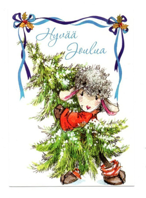 °°HYVÄÄ JOULUA°° -KORTTI / (Kiiltävä)
