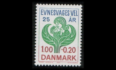 Tanska 638 ** Mielenterveysyhdistys 25v (1977)