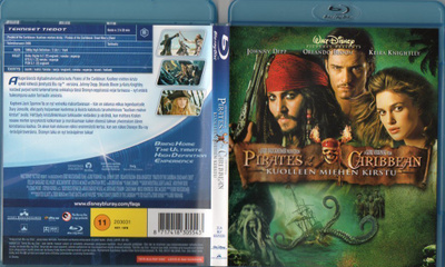 PIRATES OF THE CARIBBEAN-KUOLLEEN MIEHEN KIRSTU	(44 349)	k	-