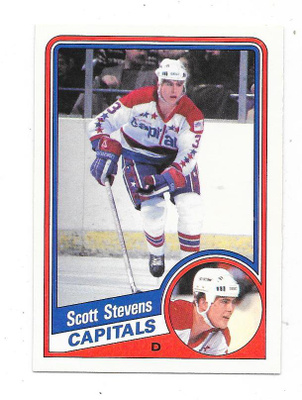 1984-85 OPC #206 Scott Stevens , Washington Capitals