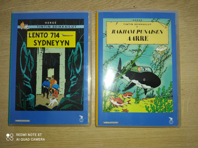 Tintin seikkailut lento 714 sydneyyn ja rakham punaisen aarr