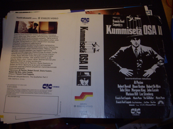 Vhs kansipaperi Fix - KUMMISETÄ Osa II (Sis.postikulut)