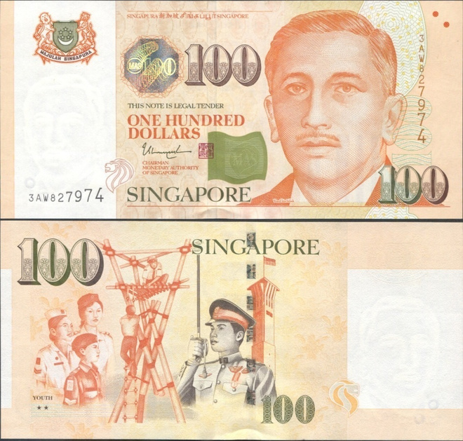 Singapore 100 Dollars 2018 (P-50h) UNC