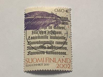 1606/ 2001 Elias Lönnrotin o leimattu loisto