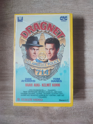 Dragnet VHS Tom Hanks Dan Aykroyd