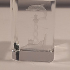 Kristalli hiottu miniatyyri . Delfiini - pikkukuva 1