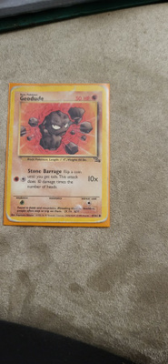 Geodude 47/62 - Fossil set card