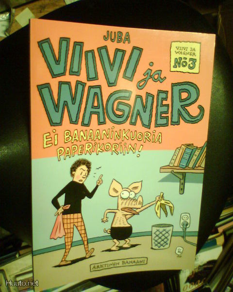 JUBA Viivi ja Wagner 3 EI BANAANINKUORIA PAPERIKORIIN (1 p.)