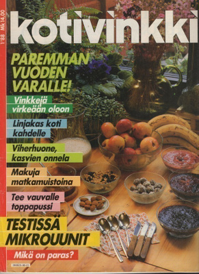 Kotivinkki n:o 1 1988 Leena, Markku ja Aira. Aito Matto.