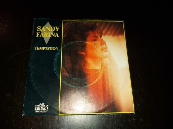 SANDY FARINA - TEMPTATION 7 " Vinyyli Sinkku