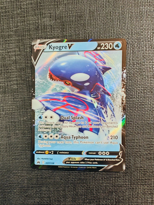 Kyogre V 037/159 Crown Zenith Ultra Rare