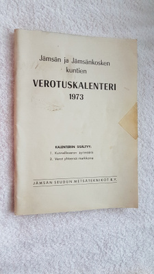 Verokalenteri JÄMSÄ ja Jämsänkoski 1973