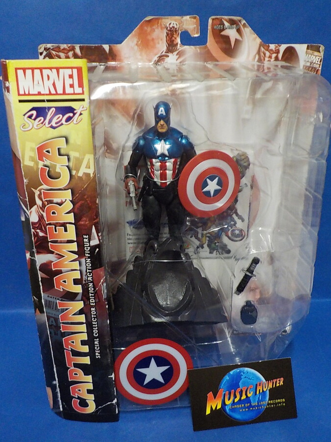 CAPTAIN AMERICA UUSI FIGUURI PAKETISSAAN (W)