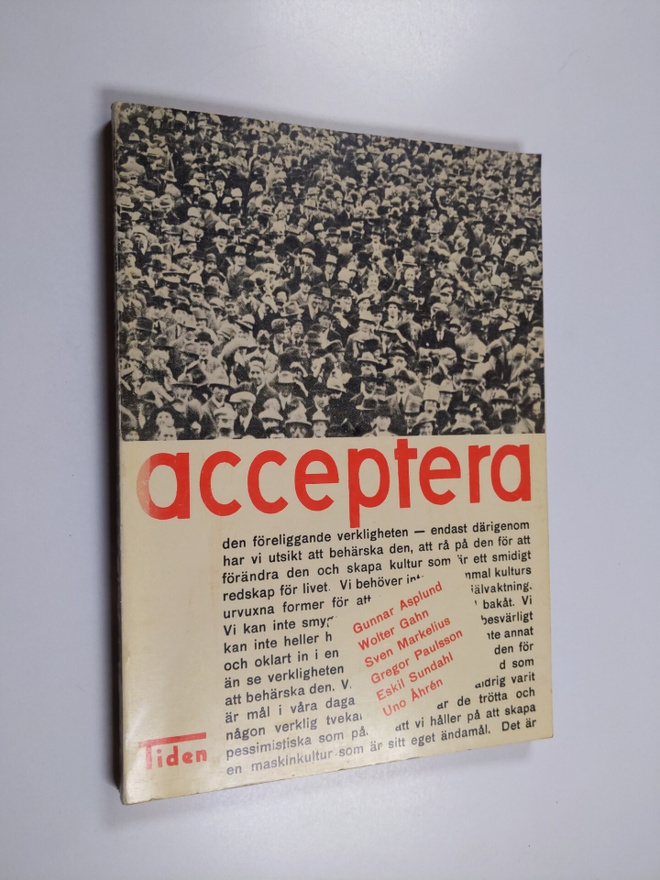 Gunnar Asplund : Acceptera
