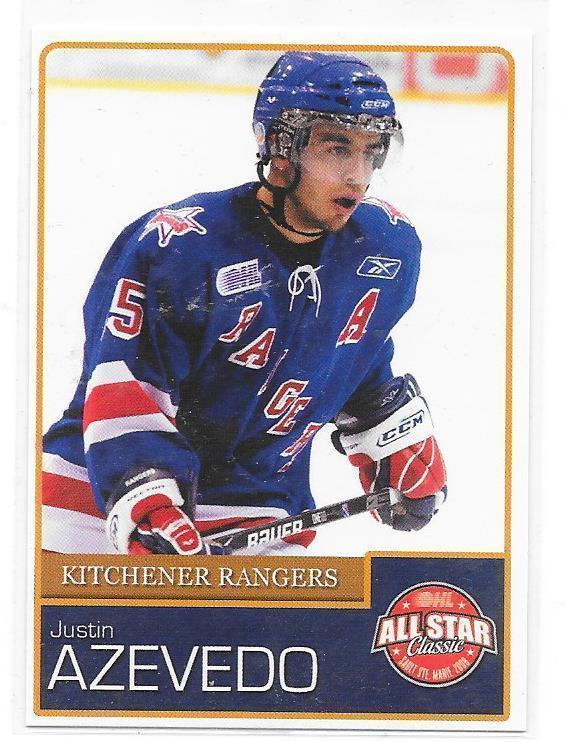 2007-08 OHL All-Stars # Justin Azevedo Kitchener ex- Lukko