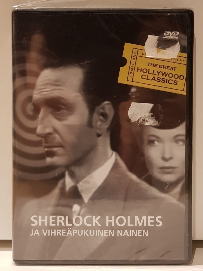 Sherlock Holmes ja vihreäpukuinen nainen (DVD) – UUSI
