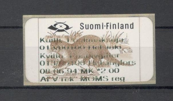 ATM Dassault Saukko myyntikuittipainatus, **