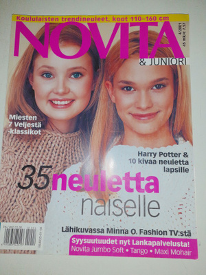 Novita 4/2001- koululaisen trendineuleet