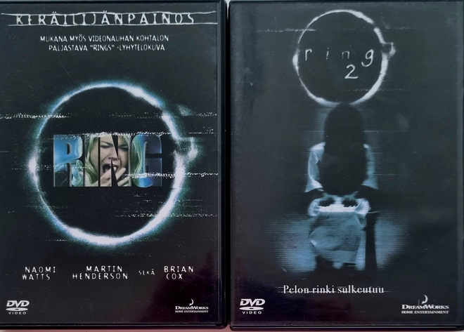 RING 1 & 2 DVD (2 x 1 DISC)