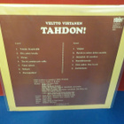VELTTO VIRTANEN - TAHDON! EX+/EX 1. PAINOS FIN -78 LP - pikkukuva 2