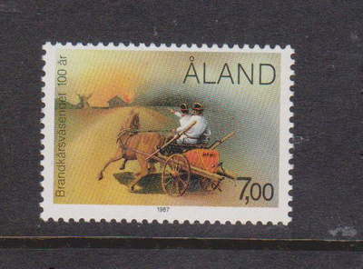 Åland Palokunta LaPe 24 postituore ** fosforoiva paperi.