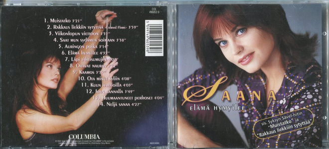 SAANA . CD-LEVY . ELÄMÄ HYMYILEE