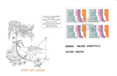 FDC 1987 4-LÖ MIELENTERVEYS