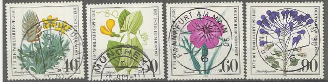 Länsi-Saksa Mi 1059-62 o