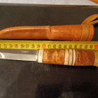 Erittäin näyttävä ja pitkäteräinen käsityöpuukko - pikkukuva 2