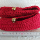Alina´s Handmade käsityö  punaiset tossut + kulkunen - pikkukuva 1