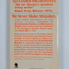 Alexander Solzhenitzyn : We Never Make Mistakes - pikkukuva 2