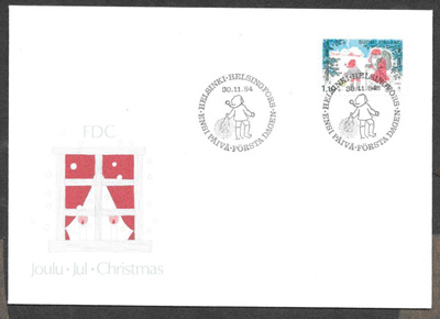 Joulu 1984 FDC (LAPE 950)
