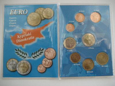 KYPROS 1 CENT - 2 EUROA 2008